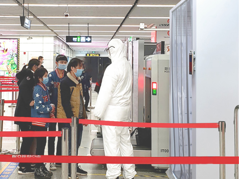 全自动人员消毒通道