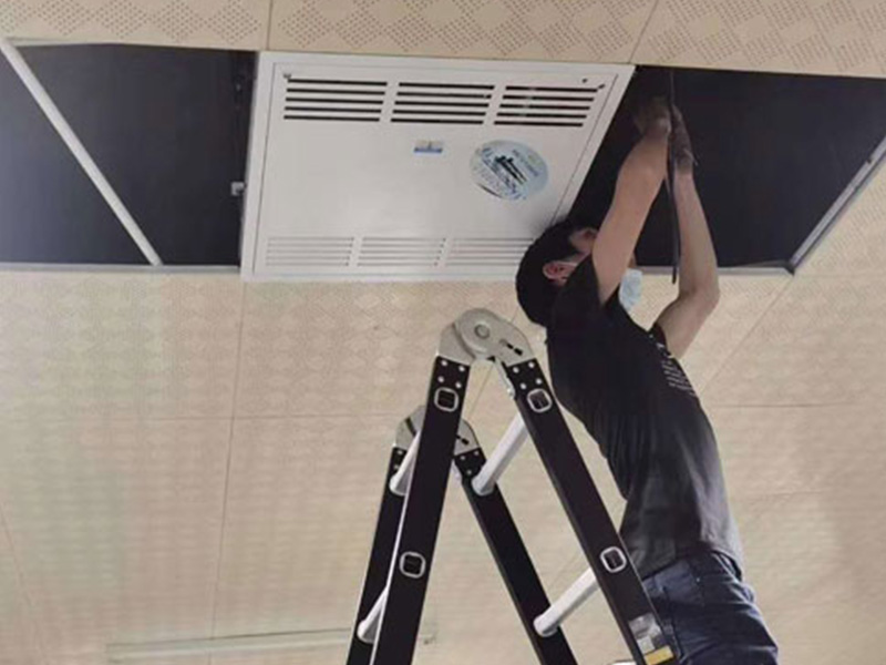 深圳某学校天花式杀菌消毒净化器案例